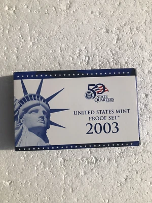 2003 Clad Proof Set U.S. Mint Original Government Packaging OGP COA - Image 1 of 4