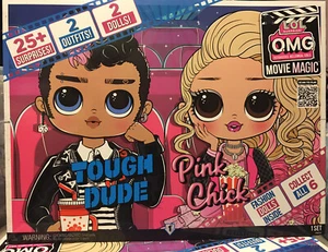 LOL Surprise OMG Película Mágica Paquete de 2 Muñecas de Moda - Tipo Duro y Chick Rosa - Imagen 1 de 5