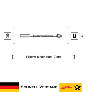 1x Kit tubi accensione MAGNETI MARELLI 941318111197 per FIAT 126 7mm 650 - Foto 1 di 1