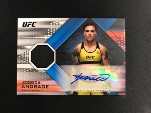 2019 Topps UFC Knockout Jessica Andrade Relic Autograph 15/150 #KAR-JA - Picture 1 of 2