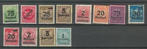 GERMANY COLLECTION MH OFFICIAL FISCAL OVERPRINTED MH STAMPS LOT (GER 927) - Picture 1 of 1