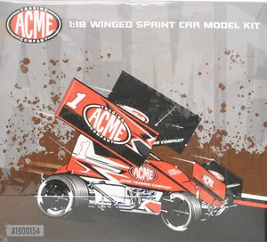 1/18 Scale Sprint Car Model Kit White - Picture 1 of 1