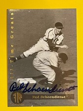 1995 Front Row Premium All-Time Great Series Auto RED SCHOENDIENST #259/2000