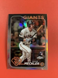 2024 Topps Chrome WADE MECKLER Refractor Rookie RC #22 Giants - Imagen 1 de 2