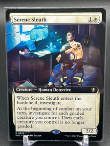 MTG Serene Sleuth 0325 Murders at Karlov Manor Regular Rare Showcase Creature - Bild 1 von 2