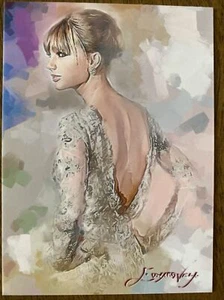 Taylor Swift #7 Art Card Limited Numbered xx/50 Edward Vela Signed 2021 - Picture 1 of 2