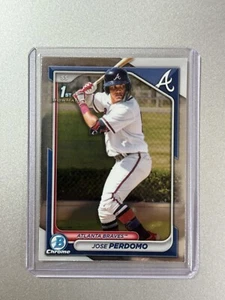 Jose Perdomo Atlanta Braves Bowman Chrome Baseball 2024 1ST BOWMAN ROOKIE - Bild 1 von 4