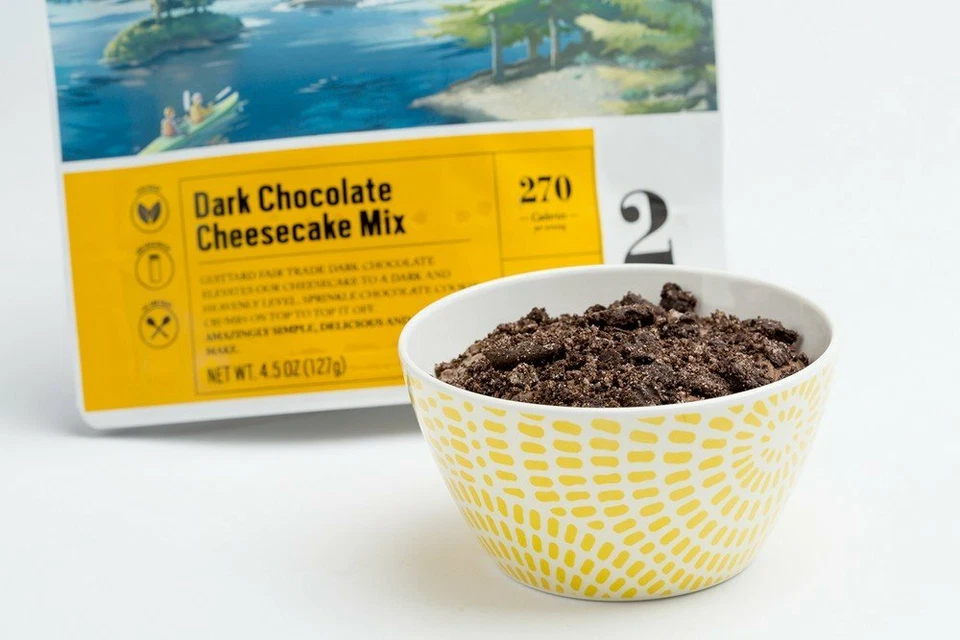 Mochila de emergencia para despensa de mochileros comida de caza 2 bolsas pastel de queso de chocolate Foto 1 de 4