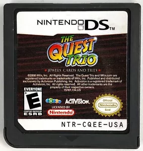 Quest Trio: Nur Juwelen, Karten und Kacheln (Nintendo DS, 2008) Patrone - Bild 1 von 2