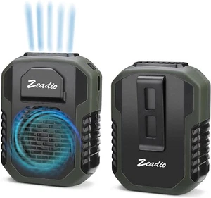 Zeadio Waist Clip Fan, 3 Speeds 6000mah Battery Operated Hands-free Wearable Nec - Picture 1 of 8