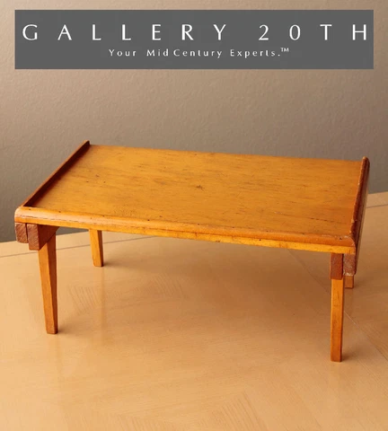 HANDCRAFTED ART DECO TRAY TABLE! WOOD 1930S VTG MID CENTURY MODERN ACCENT DECOR! Cover