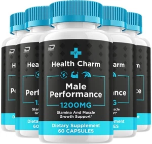 (5 Pack) Health Charm for Men Capsules – HealthCharm Pills Overall Health - Picture 1 of 6