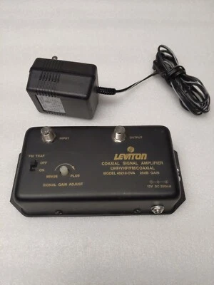 Leviton SMC Structured Media Center Video Amplifier Module 1000MHz 48210-VA - Image 1 of 4