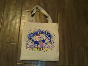Xavier Roberts weiche Skulptur KINDER BABYPARTY 2001 CANVAS BEUTELTASCHE MITTELGRÖSSE - Bild 1 von 2