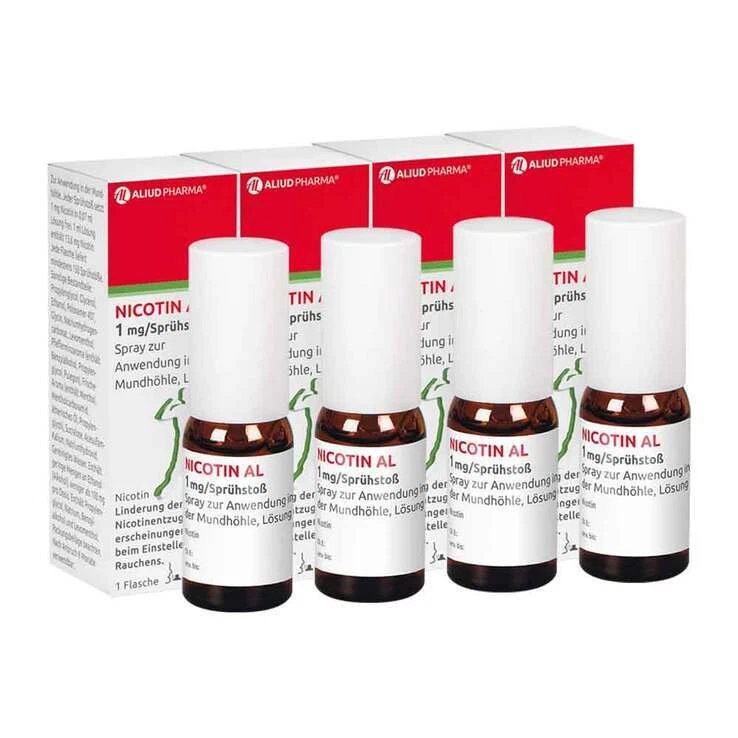 NICOTIN AL 1mg/Sprühstoß Spray · 2x2 St · PZN 08032213 - Bild 1 von 1