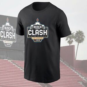Men's NASCAR Checkered Flag 2022 Busch Light Clash at the Coliseum T-Shirt NEW