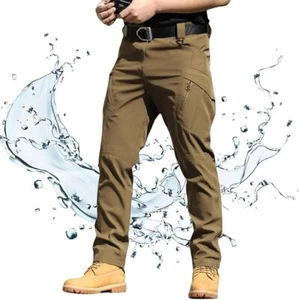 32" waist x 29" long brown Tactical Pants Texwix Men's Water Resistant NWT - Picture 1 of 5