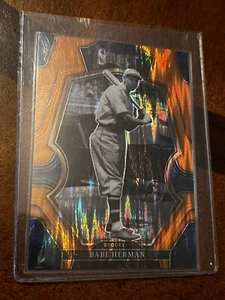 2023 Panini Select - Orange Premier Level Prizm #107 Babe Herman Brooklyn - Picture 1 of 3