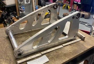 Custom Made Billet Aluminum Swingarm Harley Softail chopper FXST Heritage Fatboy - Picture 1 of 14