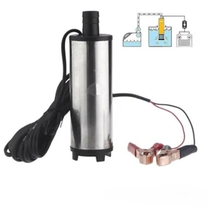 POMPA TRAVASO ELETTRICA SOMMERSA ASPIRA LIQUIDI ACQUA OLIO DIESEL 12V AUTO BARCA - Foto 1 di 5