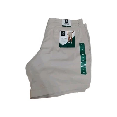 Member's Mark Men's 9" Inseam Everyday Flat Front Stretch Chino Shorts Size 40 - Image 1 of 4