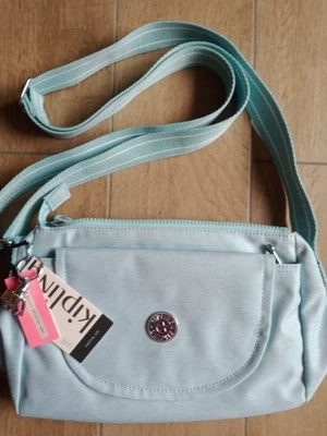 Kipling Umhängetaschetasche "Karli" Denim Aqua, neu mit Etikett! - Bild 1 von 4