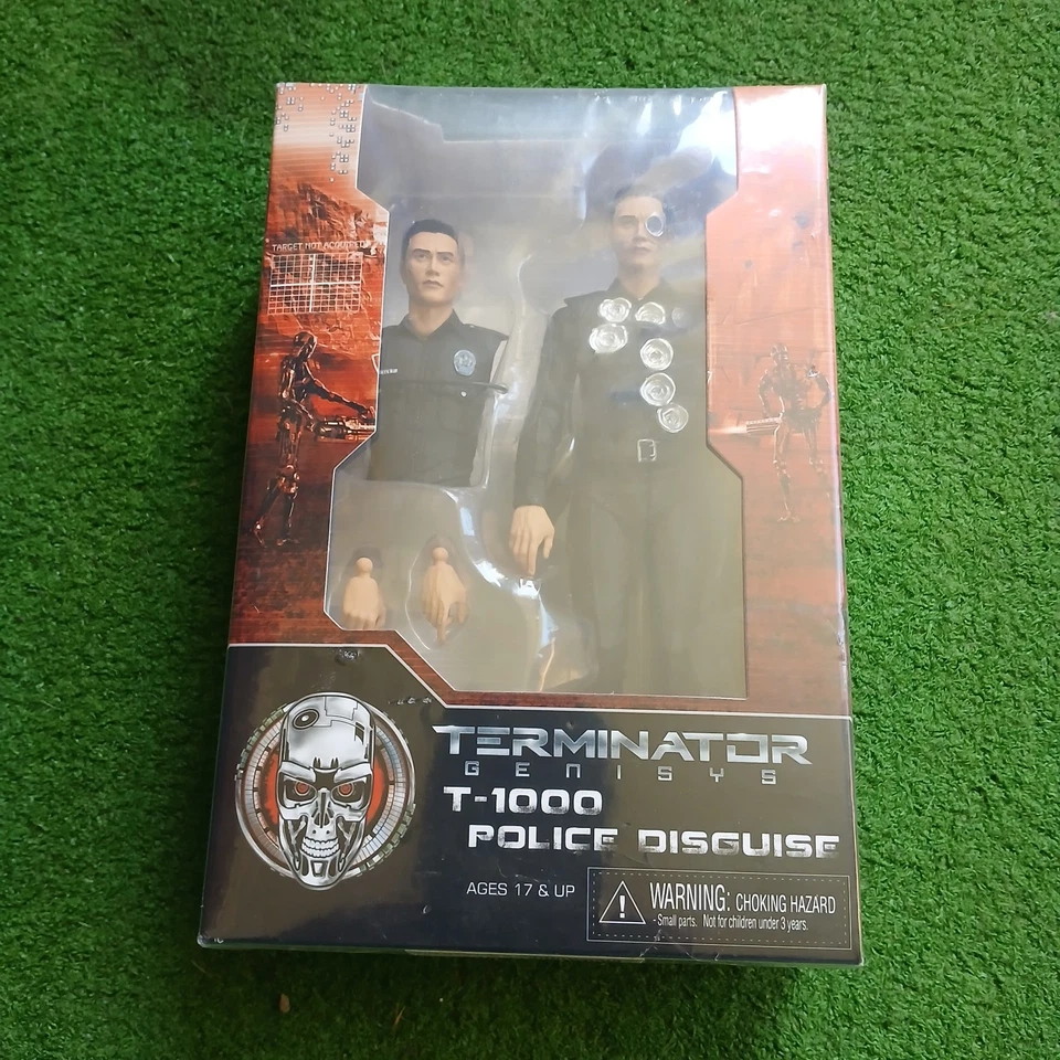 NECA Terminator Genisys T-1000 Police Disguise Action Figure 1080v