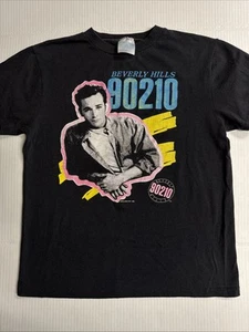 Vintage Beverly Hills 90210 T-Shirt Damen Größe L schwarz 80er Luke Perry Dylan - Bild 1 von 3
