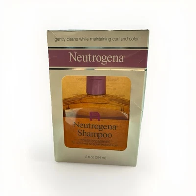 VTG Neutrogena Shampoo Moisturizing Formula Perm Color Treated 12 oz 1990 RARE! - Image 1 of 4