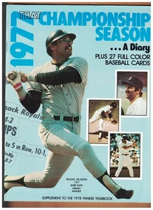 7) Offizielles NEW YORK YANKEES JAHRBUCH VINTAGE STICKER TEAMFOTO 1970er ein Tagebuch - Bild 1 von 11