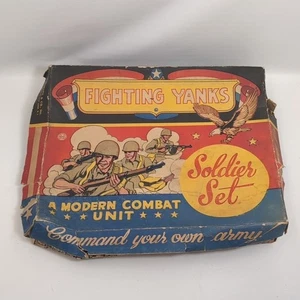 Rare MARX 1940's Wartime Fighting Yanks Soldier Set Modern Combat Unit - Picture 1 of 11
