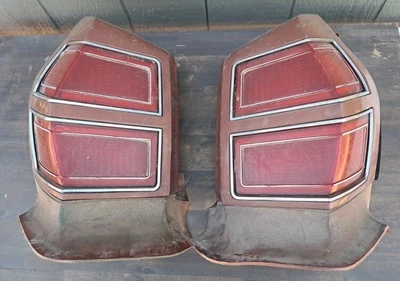Vintage 1974 Oldsmobile Delta 88 Tail Light Set Original Condition See Photos - Image 1 of 4