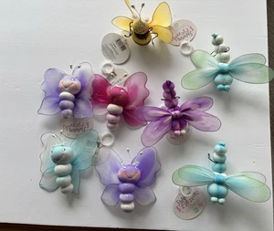 Vintage Russ Berrie Flattering Friends: Schmetterlinge, Hummel, Libellen - Bild 1 von 5