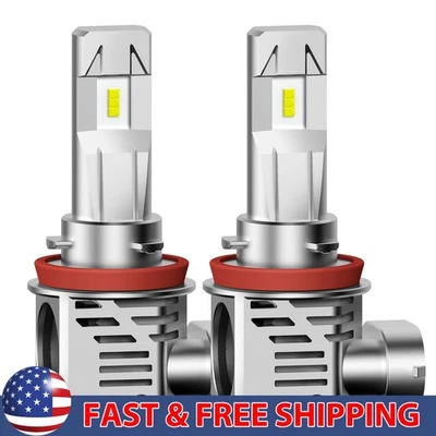 AUXITO H11/H8 120W LED Headlight Kit Low Beam Bulb Super Bright 6500K 24000LM M3 - Image 1 of 4