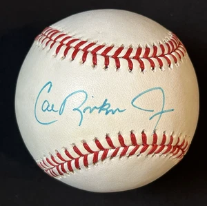 CAL RIPKEN Jr FULL JSA LOA Cert 1980's Autographed Baseball Ball AL Bobby Brown - Picture 1 of 8