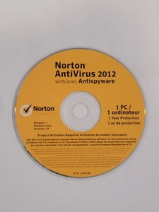 Norton AntiVirus 2012 with Antispyware - Disc Only - Picture 1 of 4