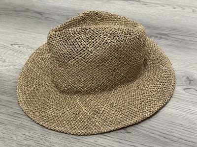 Dorfman Pacific DPC Twisted Seagrass Safari Fedora Sombrero para el Sol Talla S/M NUEVO Foto 1 de 4