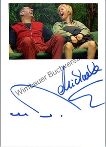 Original Autogramm Michaela Schaffrath / Eike Immel /// Autogramm Autograph sign - Picture 1 of 2