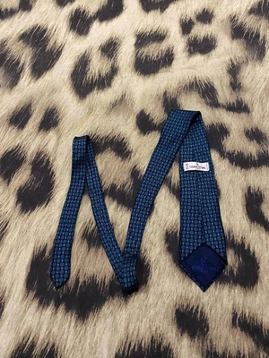 Corbata de seda Cerruti 1881 París para hombre Italia accesorio de lujo WMNS unisex años 90 Y2K Foto 1 de 4