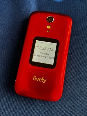 Alcatel / Lively Jitterbug Flip 2 Phone #4058P - Large Buttons for Seniors - Image 1 of 4