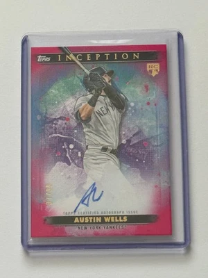 2024 Topps Inception Austin Wells Rookie Auto 37/99 New York Yankees - Image 1 of 2