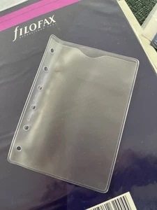 Filofax Pocket size Top Opening Envelope (Transparent) Organiser Refill 213612 - Picture 1 of 2