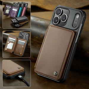 CaseMe Retro Leder Geldbeutel Tasche Back Cover Hülle für iPhone 15 16 17 ProMax - Bild 1 von 29