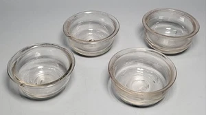 4 x Pentole di ricambio per fodere calamaio in vetro trasparente vintage 6 cm x 3 cm  - Foto 1 di 24