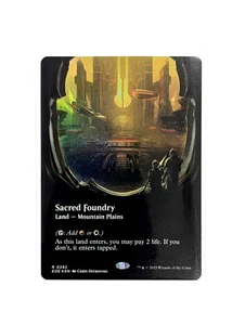 Sacred Foundry R 0282 Borderless FOIL MTG Edge Of Eternities EOE EN NM/M - Picture 1 of 3