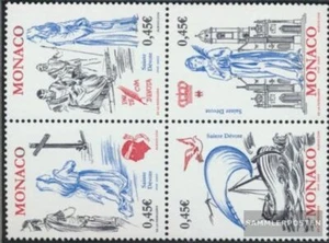 Francobolli Monaco 2003 Mi 2665-2668 Quartina MNH 2003 Santo Devote - Foto 1 di 1