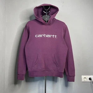 Carhartt WIP Herren Purple Cotton `Hooded Sweat` Sweatshirt/Hoodie Gr. S - Bild 1 von 16