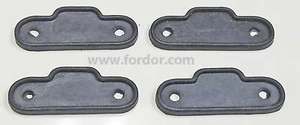 1930 1931 Ford Model A Hood Latch Pads Mount Set Coupe Sedan Pickup Roadster - Foto 1 di 2