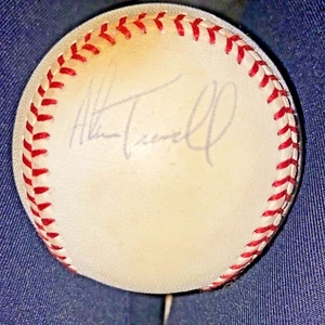 HOF Alan Trammell Signed Autographed Spaulding Little League Baseball-in Case - Picture 1 of 12