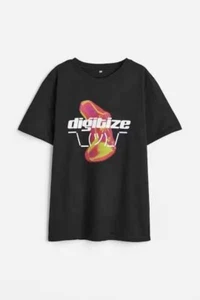 Bnwt Boys Age 10-12 Yrs Black Digitize Game Controller Graphic Print T-Shirt - Picture 1 of 1